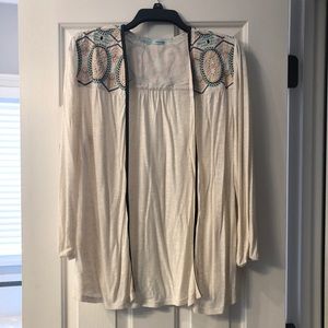 Maurice’s 3/4 sleeve open cardigan.